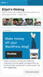 Mobile Screenshot of elijahangel.wordpress.com