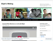 Tablet Screenshot of elijahangel.wordpress.com