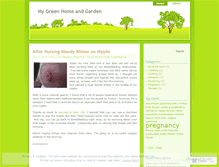 Tablet Screenshot of mygreenhomeandgarden.wordpress.com