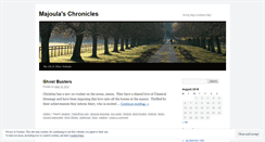 Desktop Screenshot of majoulaschronicles.wordpress.com