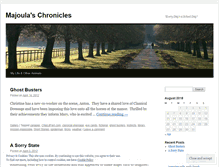 Tablet Screenshot of majoulaschronicles.wordpress.com