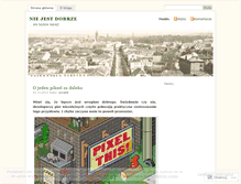 Tablet Screenshot of niejestdobrze.wordpress.com