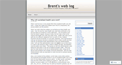 Desktop Screenshot of bdewong.wordpress.com
