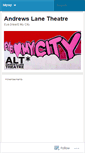 Mobile Screenshot of andrewslanetheatre.wordpress.com