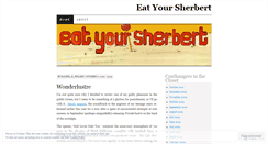 Desktop Screenshot of eatyoursherbert.wordpress.com