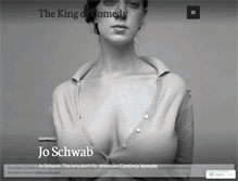 Tablet Screenshot of kingofcomedy.wordpress.com