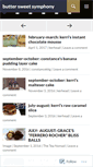 Mobile Screenshot of buttersweetsymphony.wordpress.com