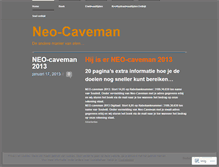 Tablet Screenshot of neocaveman.wordpress.com