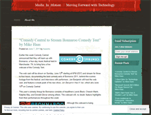 Tablet Screenshot of medianmotion.wordpress.com