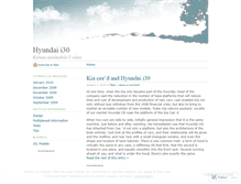 Tablet Screenshot of hyundaii30.wordpress.com