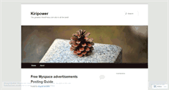 Desktop Screenshot of kiripower.wordpress.com