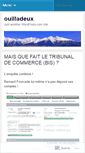 Mobile Screenshot of ouilladeux.wordpress.com