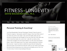 Tablet Screenshot of fitnesslongevity.wordpress.com