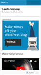 Mobile Screenshot of caolanmoore.wordpress.com