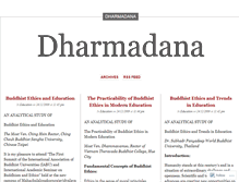 Tablet Screenshot of dharmadana.wordpress.com