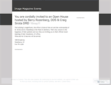 Tablet Screenshot of imagemagazineonline.wordpress.com