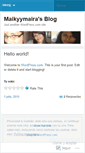 Mobile Screenshot of maikyymaira.wordpress.com