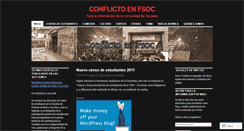 Desktop Screenshot of conflictoenfsoc.wordpress.com