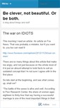 Mobile Screenshot of clevernotbeautiful.wordpress.com