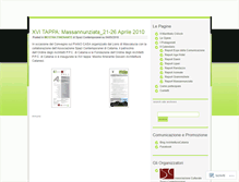 Tablet Screenshot of comunicarearchitettura.wordpress.com
