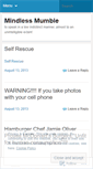Mobile Screenshot of mindlessmumble.wordpress.com