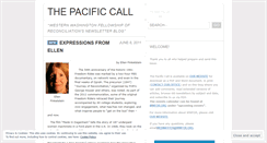 Desktop Screenshot of pacificcall.wordpress.com