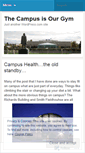 Mobile Screenshot of healthoncampus.wordpress.com
