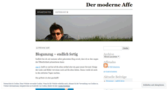 Desktop Screenshot of modernape.wordpress.com