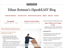Tablet Screenshot of ethanrotman.wordpress.com
