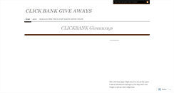 Desktop Screenshot of cbgiveaways.wordpress.com