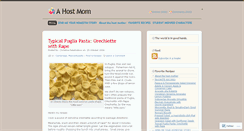 Desktop Screenshot of ahostmom.wordpress.com