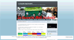 Desktop Screenshot of gazzettadeglistudenti.wordpress.com