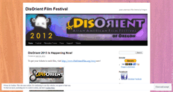 Desktop Screenshot of disorientfilm.wordpress.com