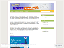 Tablet Screenshot of playbookforchristianmanhood.wordpress.com