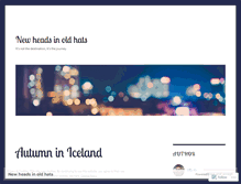 Tablet Screenshot of newheadsoldhats.wordpress.com