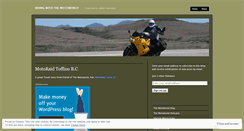 Desktop Screenshot of motoworldtravels.wordpress.com