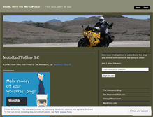 Tablet Screenshot of motoworldtravels.wordpress.com
