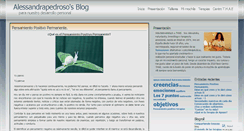 Desktop Screenshot of alessandrapedroso.wordpress.com