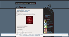 Desktop Screenshot of muslimahfightoo.wordpress.com
