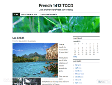 Tablet Screenshot of french1412.wordpress.com