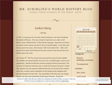 Tablet Screenshot of lschirling.wordpress.com