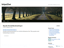 Tablet Screenshot of felipe23wi.wordpress.com