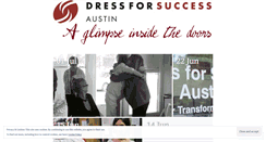 Desktop Screenshot of dressforsuccessaustin.wordpress.com