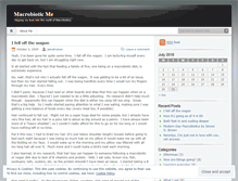 Tablet Screenshot of macrobioticme.wordpress.com