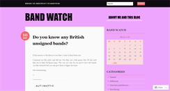 Desktop Screenshot of bandwatch.wordpress.com