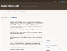 Tablet Screenshot of myarizonavacation.wordpress.com