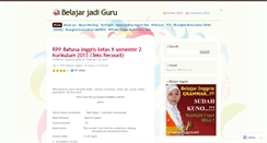 Desktop Screenshot of aguswuryanto.wordpress.com