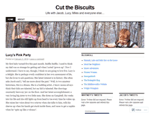 Tablet Screenshot of cutthebiscuits.wordpress.com