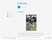 Tablet Screenshot of elgatoazul.wordpress.com