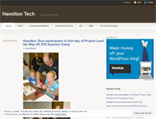 Tablet Screenshot of hamiltontech.wordpress.com
